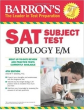 کتاب بارونز ای ای تی سایجکت تست بیولوژی ویرایش چهارم Barron’s SAT Subject Test Biology E/M 4th Edition