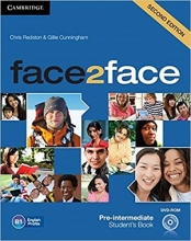 کتاب فیس تو فیس پری اینترمدیت ویرایش دوم Face 2 Face Pre-Intermediate 2nd+SB+WB+DVD